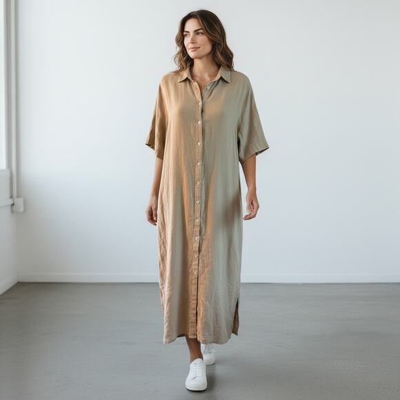 Monos Dresses & Skirts - Monos linen dress sz M/L